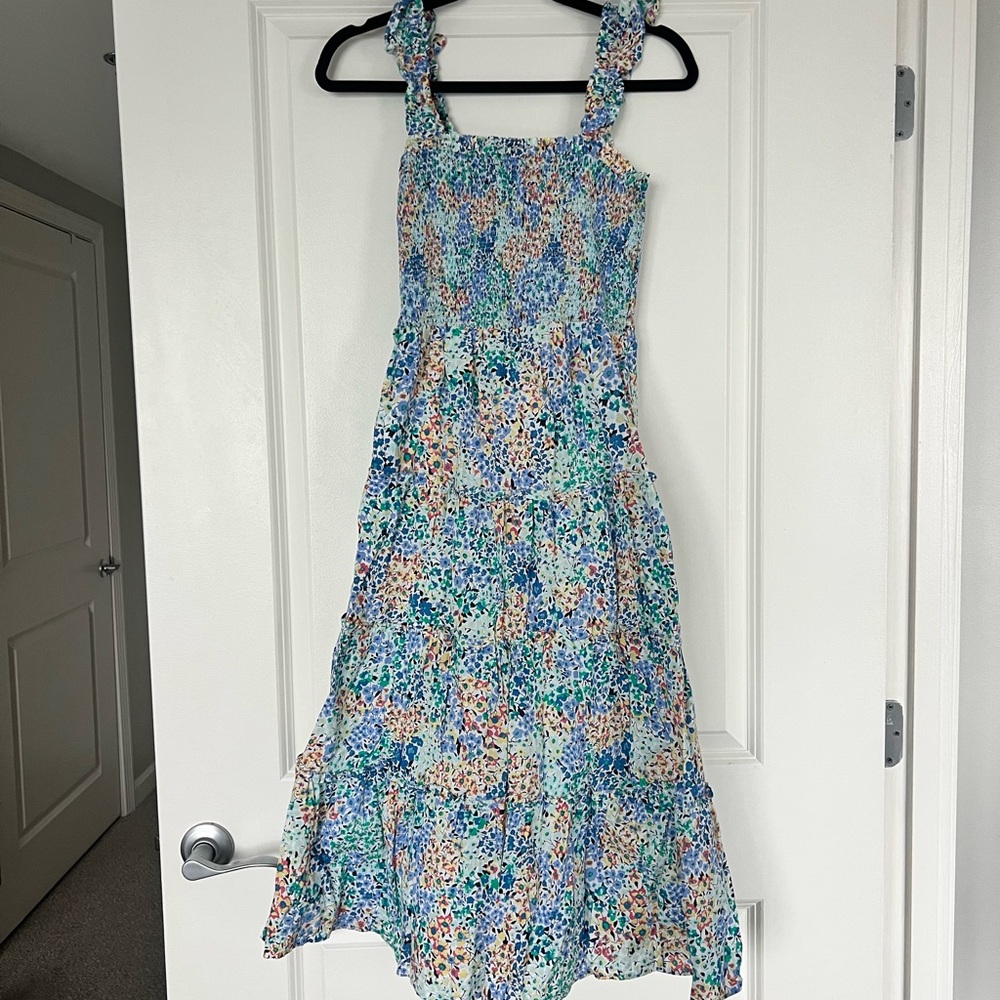 J Crew Smocked Summer Dress